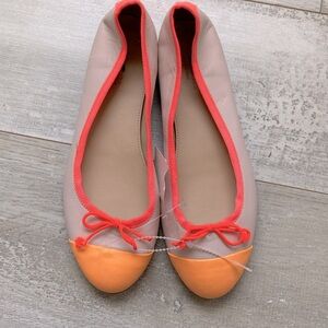 Crewcuts Made in Italy Gir Leather Ballet Flats Size K3